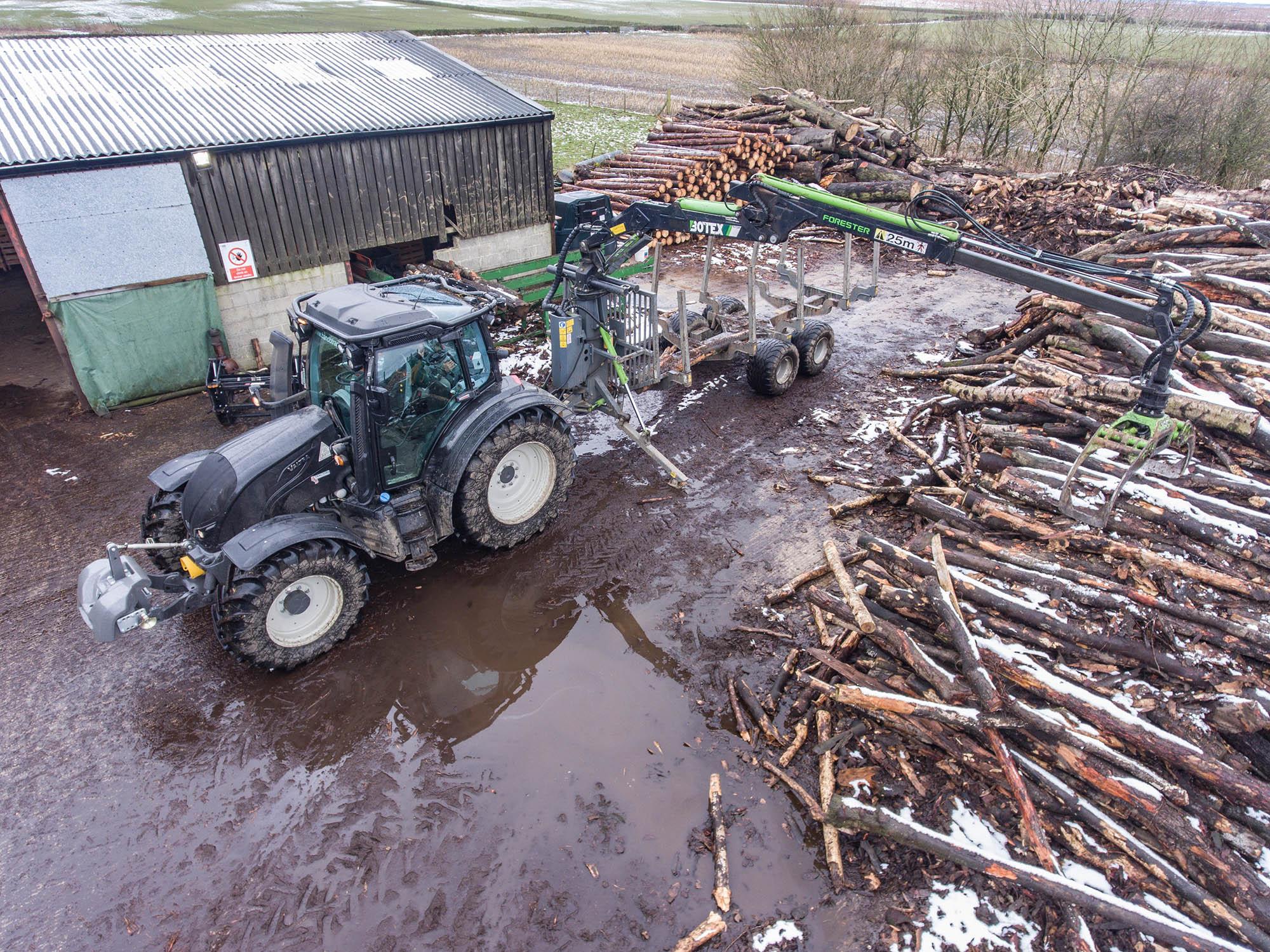 N174 Active with SkyView cab brings more productivity and efficiency to Chatsworth Forestry.